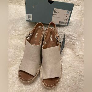 Tom’s Espadrille Wedge Sandals
